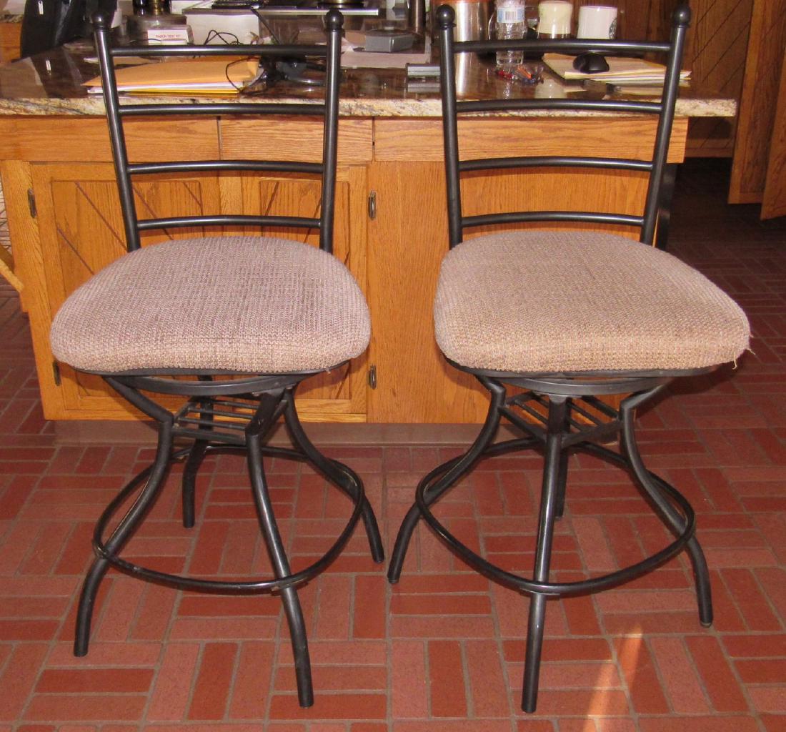 2 Swivel Bar Chairs Stools (1 of 2)