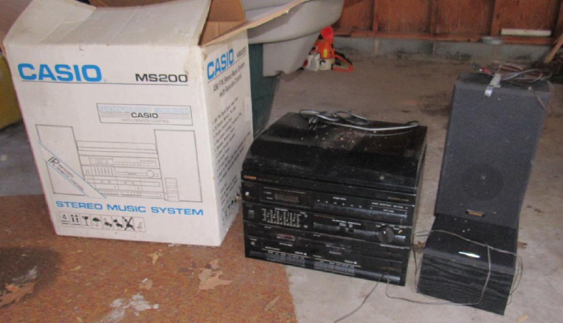 Casio Stero System and Speakers: Owner says it works !