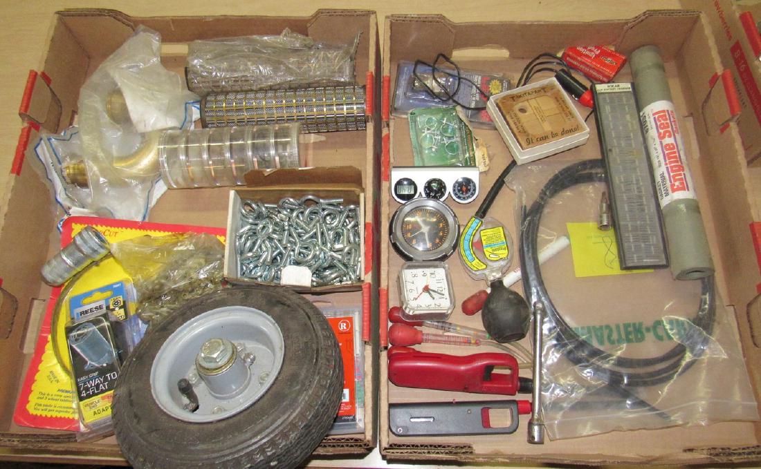 Eye Bolts Roller Chain Bandsaw Blade & Misc: Getting all pictured in 2 boxes