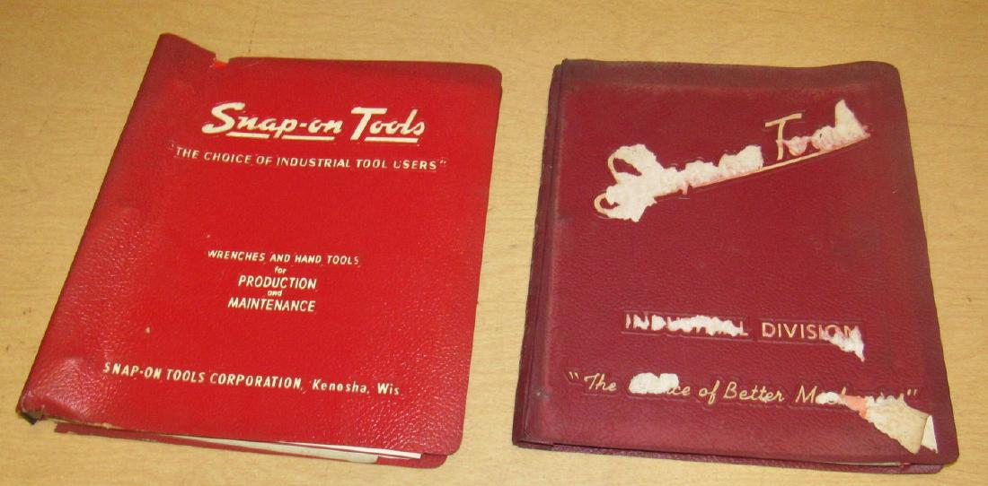 Vintage Snap On Tool Catalogs: Getting both pictured. Covers on binders have damage