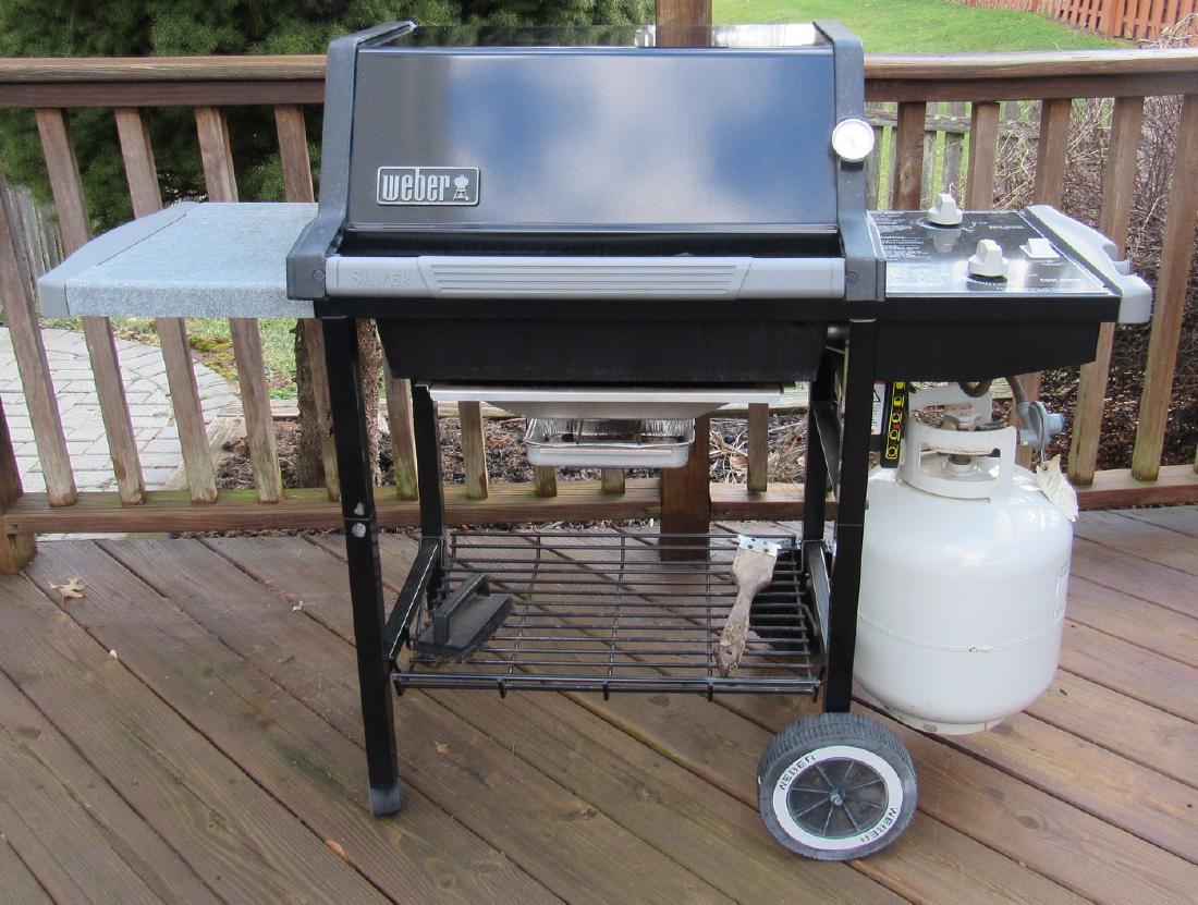 Weber Gas Grill: Sold in untested condition