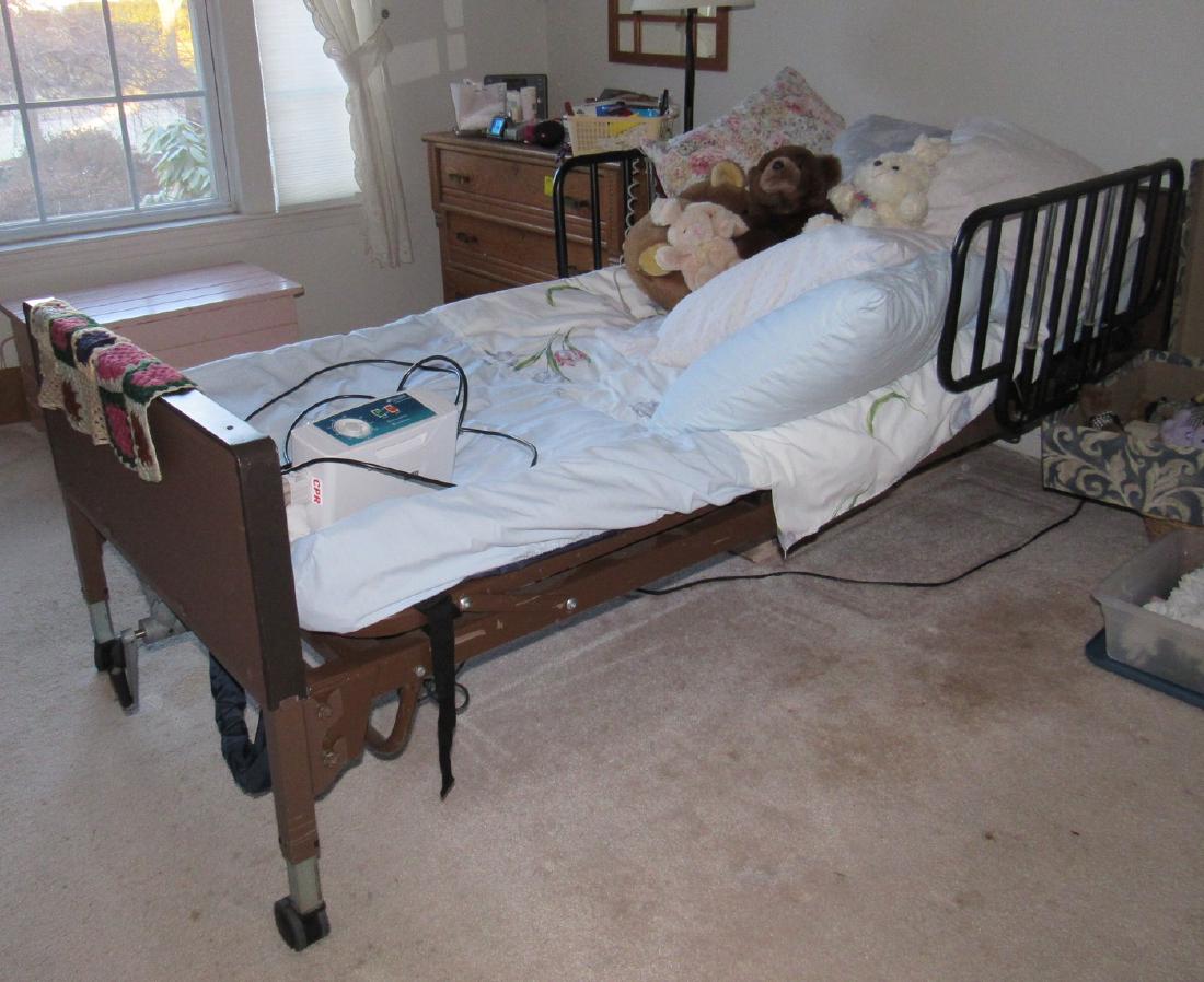 Hospital Bed: Approx 36" x 87 1/2"