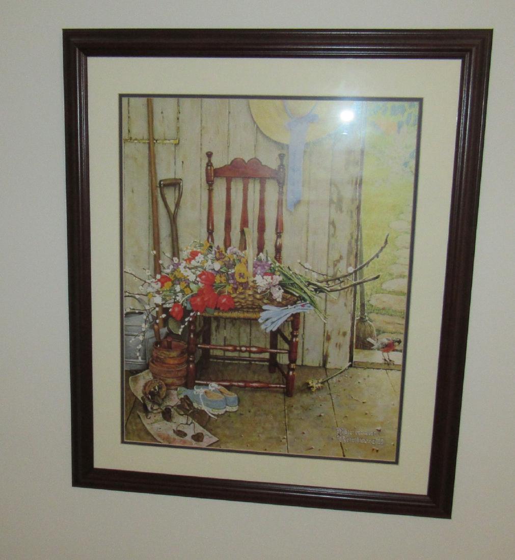 Norman Rockwell Print: Approx 22 1/2" x 26 1/2"
