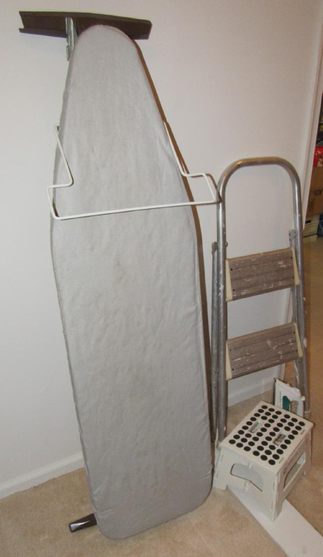 Step Ladder Stool Iron and Ironing Board: Getting all pictured