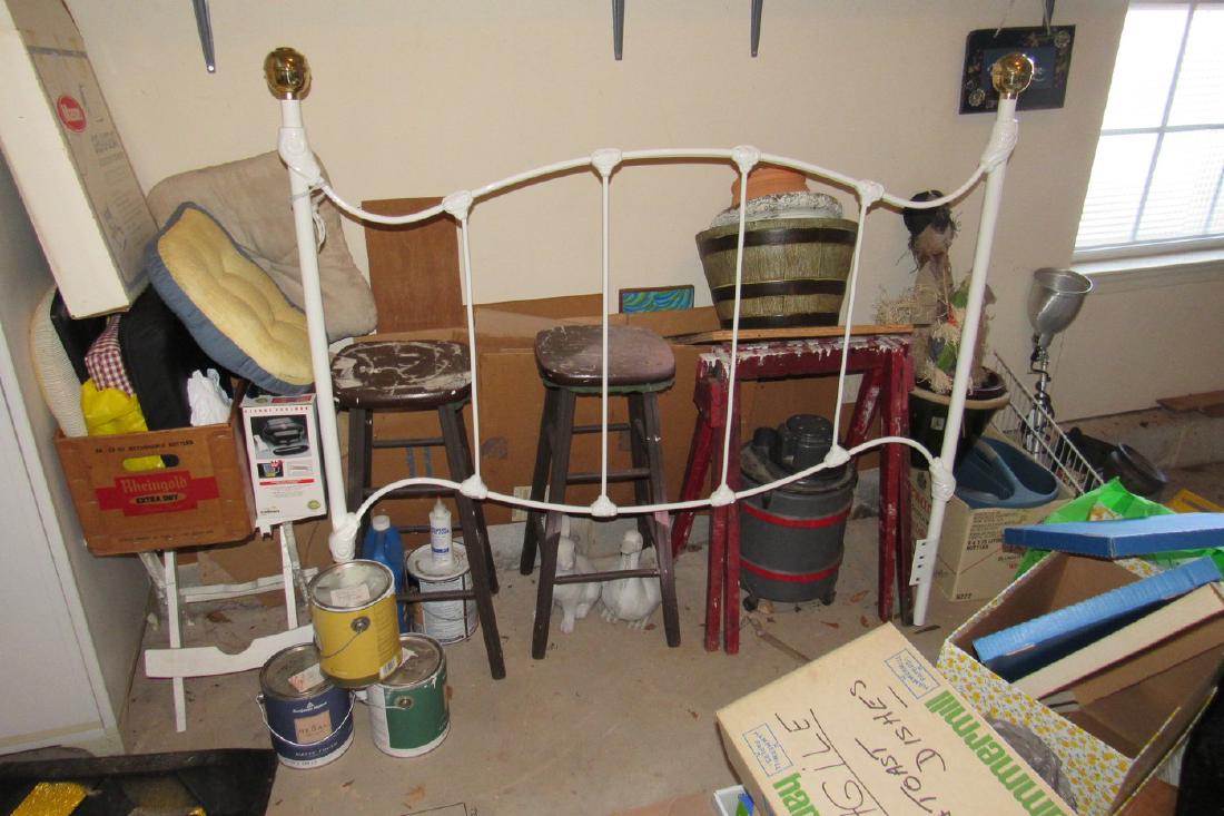 Bed & Partial Wall Contents: Take what you want and leave the rest