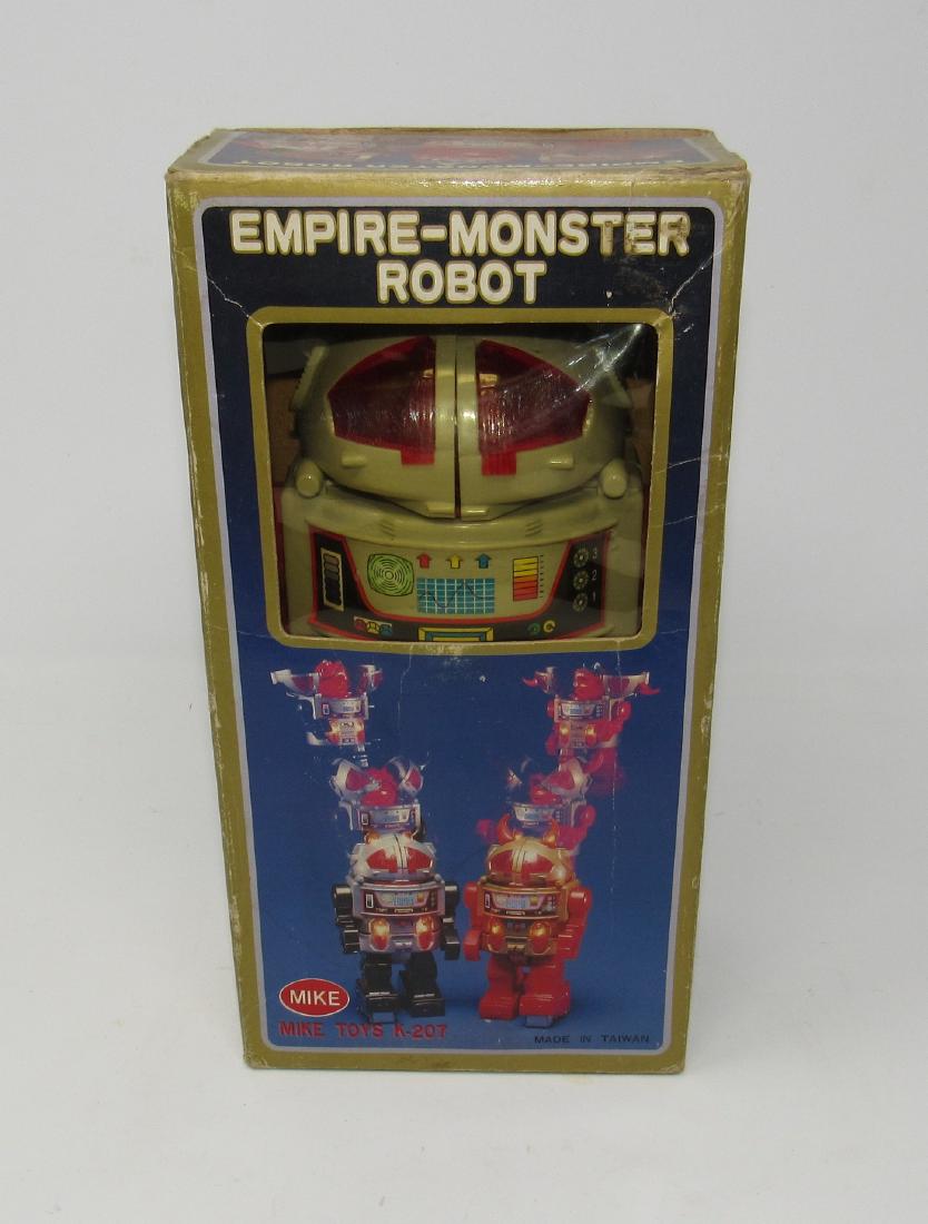 Empire Monster Robot Mike Toys K-207: Approx 10 1/2" tall. No damage. Sold in untested condition