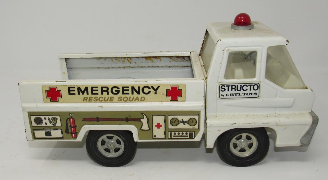 Ertl Structo Emergency Rescue Squad: Approx. 12 1/4" long. No dents or dings