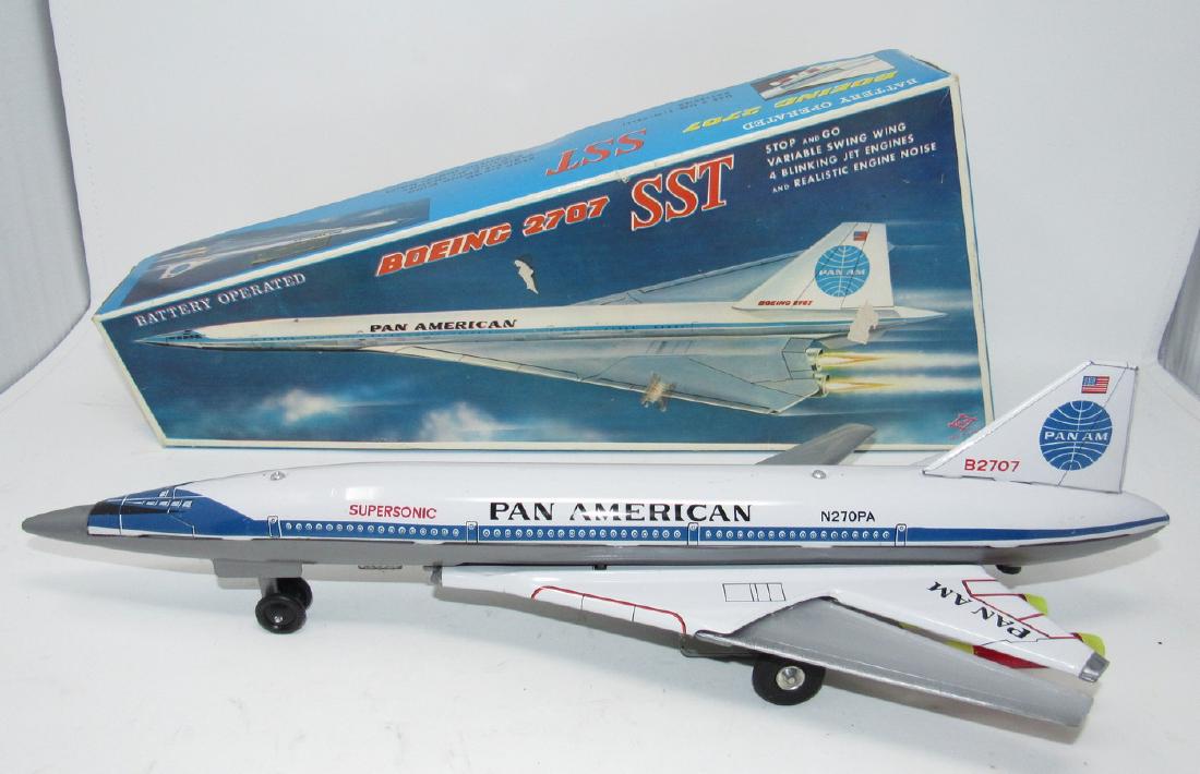 Battery Operated Boeing 2707 SST Jet Airplane: Sold in untested condition.