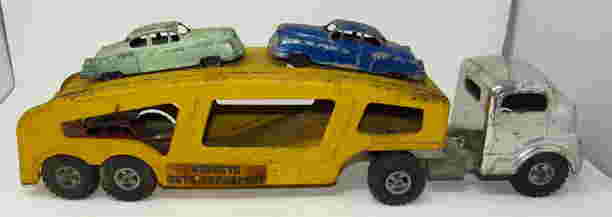 Structo Auto Transport Car Carrier with 3 Cars
