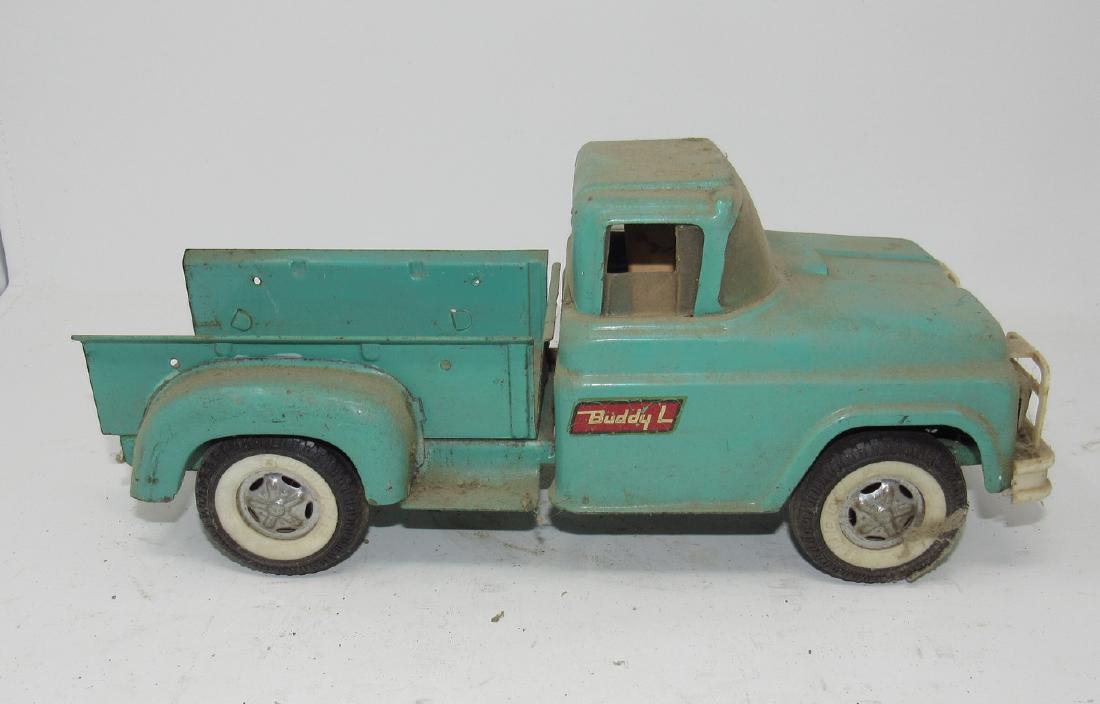 Buddy L Pick Up Truck: Approx 12 3/4" long. No dents or dings. Just needs to be cleaned.