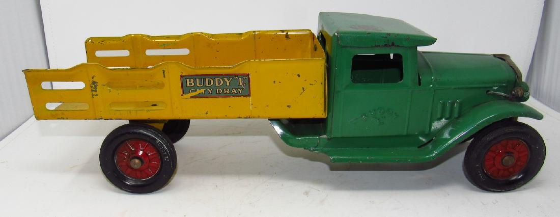 Buddy L City Dray Pressed Steel Truck with Lights: Approx 19" long. No dents.