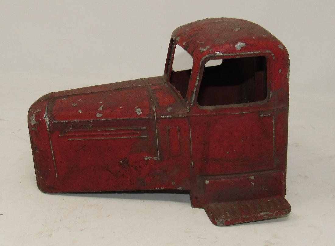 Cast Aluminum Tractor Trailer Truck Cab: Approx 7 1/4" long. No damage