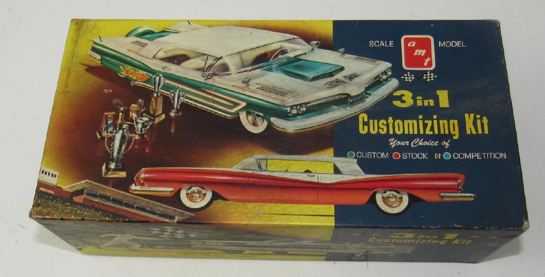 AMT 3in1 Customizing Kit Box with Model Parts: Getting all pictured in box. We do not check to see if there are missing or broken parts. Sold as pictured.