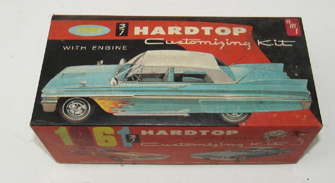 1961 Hardtop Customizing Kit Model Amt Box with Parts: Getting all pictured in box. We do not check to see if there are missing or broken parts. Sold as pictured.