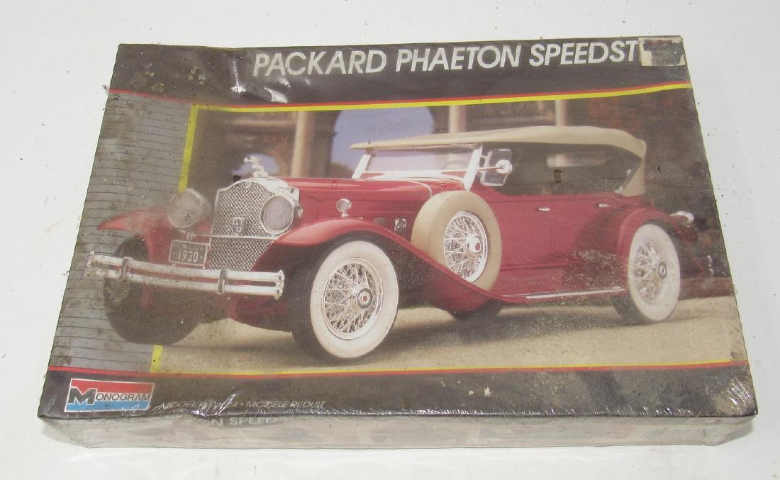 Packard Phantom Speedster Monogram Model Still Sealed: Box has dents and creases from storage