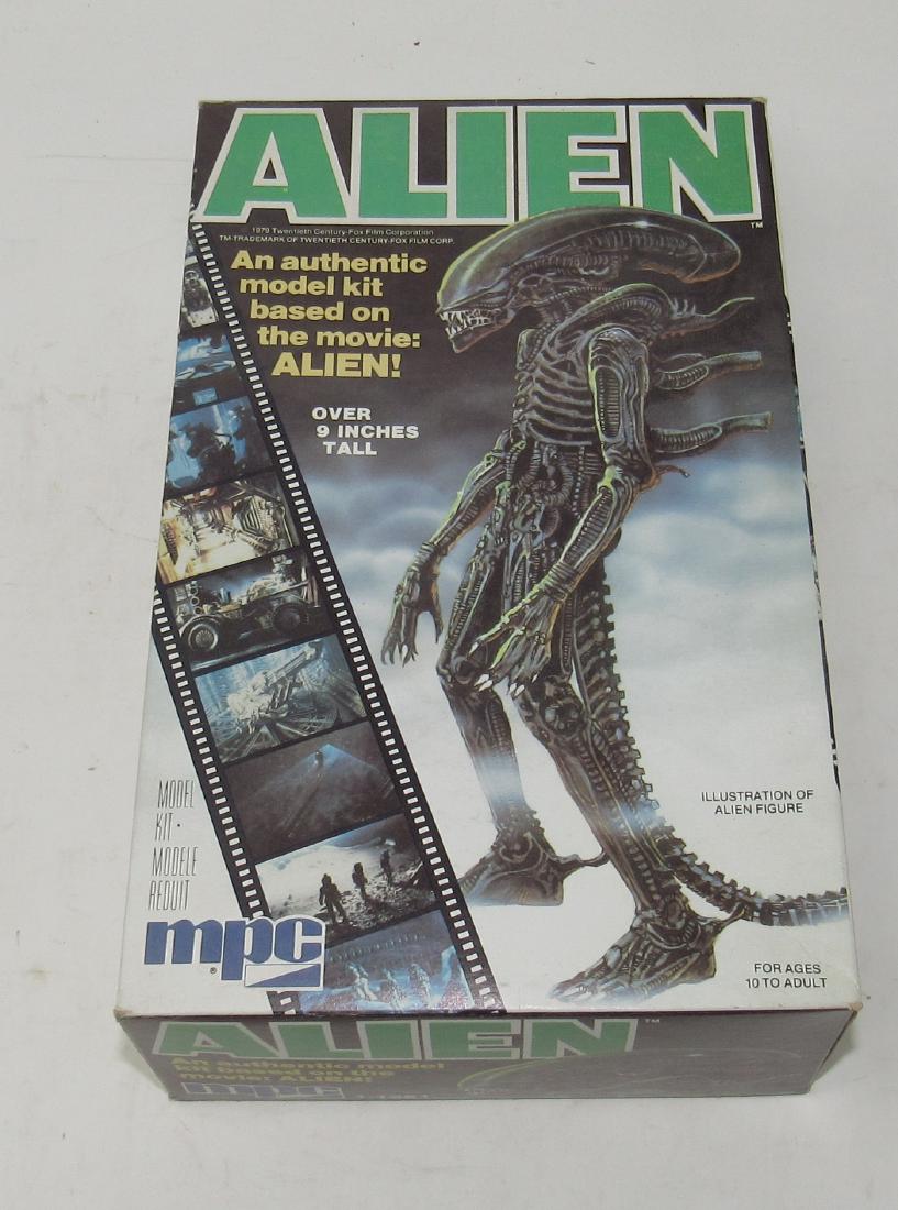 MPC Alien Model Kit: Box is in nice condition. We do not guarantee all parts are in box. Sold as is