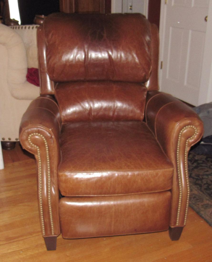 Leather Recliner: Nice condition, with light wear