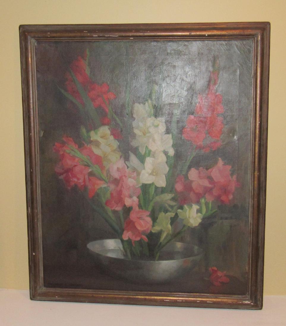 Marguerite S Pearson Oil on Canvas Painting: Approx 28 1/2" x 34"