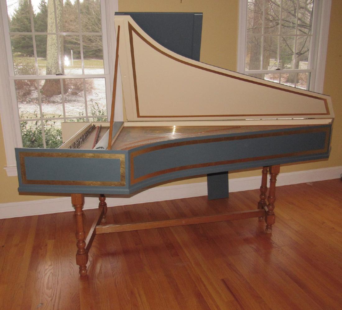 Zuckermann French Double Harpsichord Dated 2003