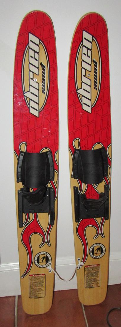 Obrien Scout Water Skis: Approx 7" X 46 1/2"