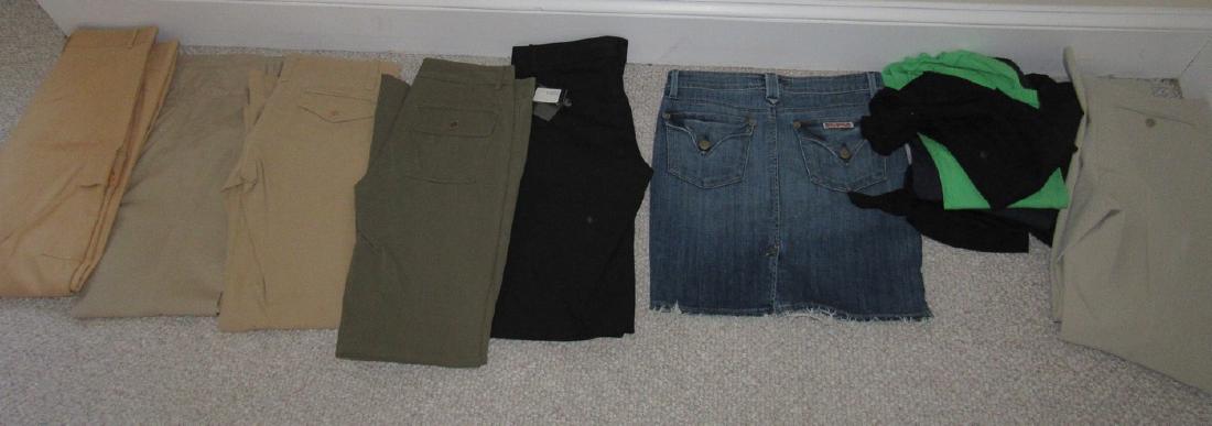 Theory Pants Zoe Shorts Hudson Denim Skirt: Mostly around size 4. Some New !