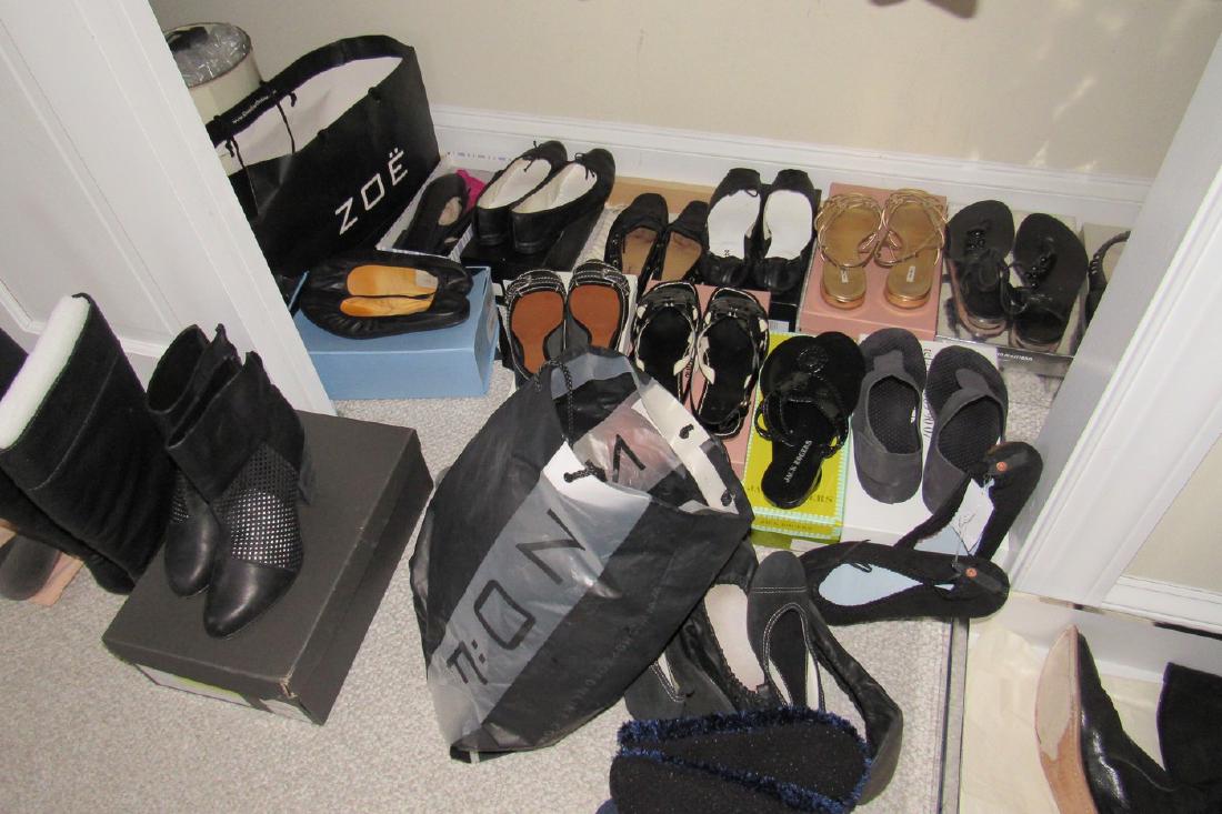Impetto Givenchy Pedro Garcia Sperry Shoes Zoe Bags: Lot includes all shoes, boots, and bags pictured. Mostly in used condition. Sizes 8, 9, and 40's.