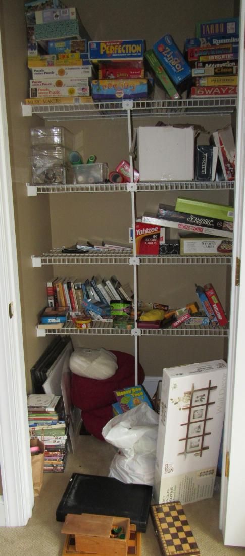 Game Cd Closet Contents: Getting all pictured in closet. Take what you want and leave the rest
