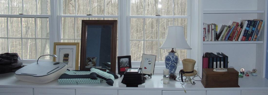 Books Picture Frames Shelf Contents: take what you want and leave the rest