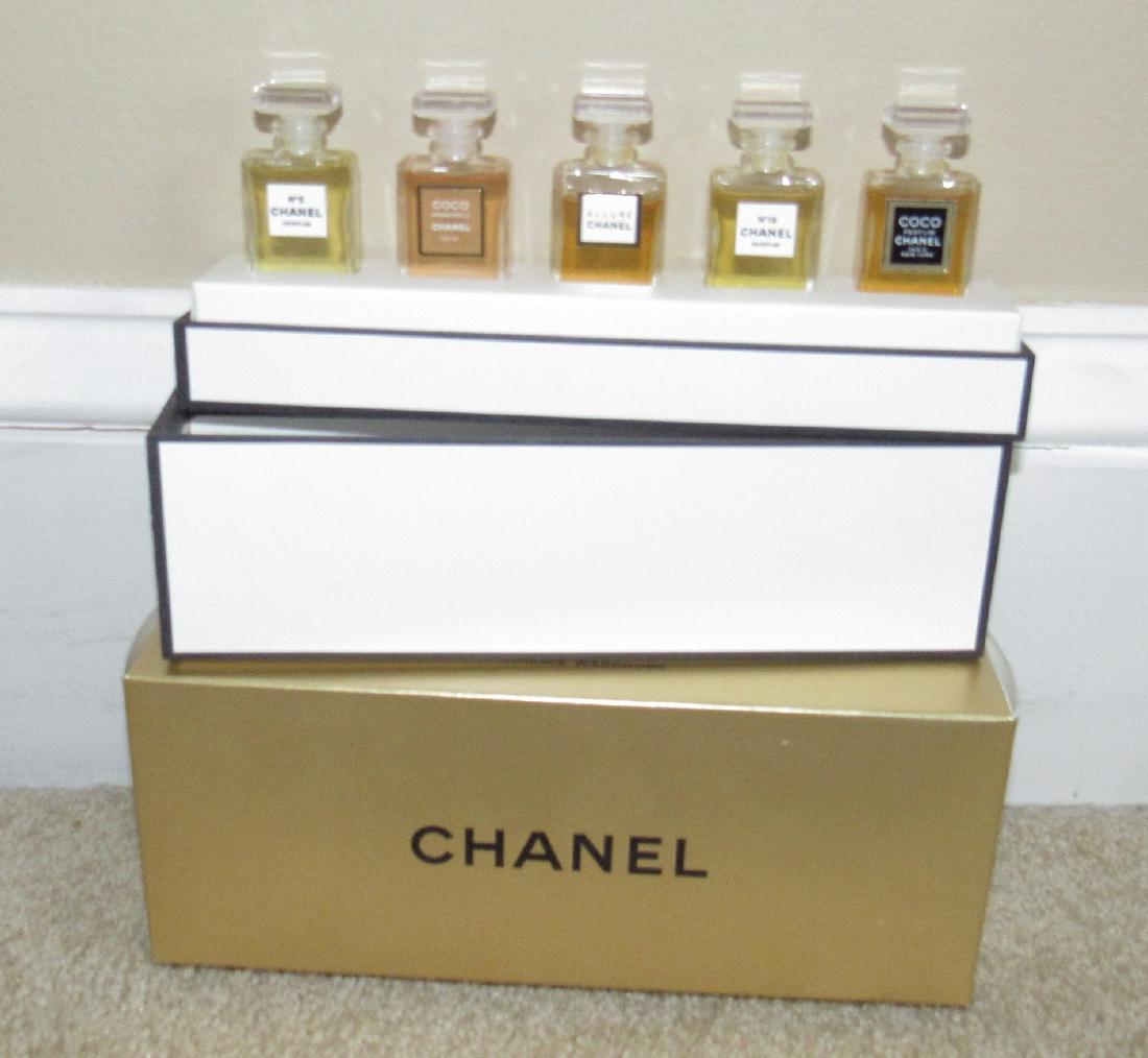Chanel Perfume: All are .12 fl oz. and close to being full.