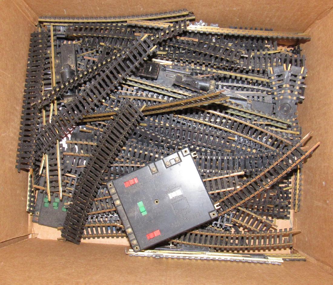 Box of Ho Scale Train Track: Getting all pictured in box