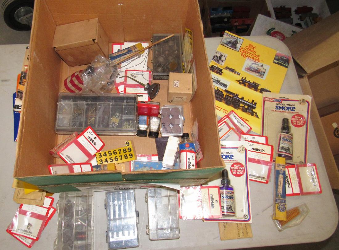 Marklin Train Parts Life Like Smoke and Misc Box: Getting all pictured