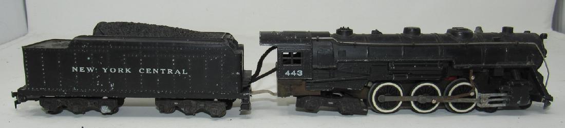 American Flyer HO Scale 443 Steam Locomotive: comes with New York Central Tender. Sold in untested condition