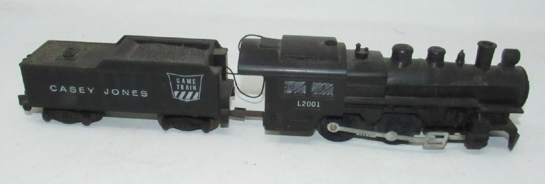 American Flyer Casey Jones Game Train L2001: Sold in untested condition