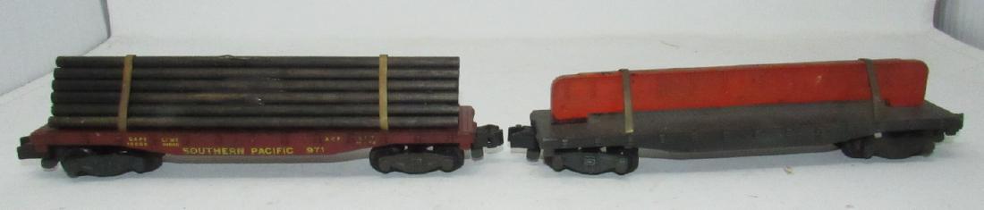 American Flyer 971 Lumber and Steal Cars: Getting both pictured