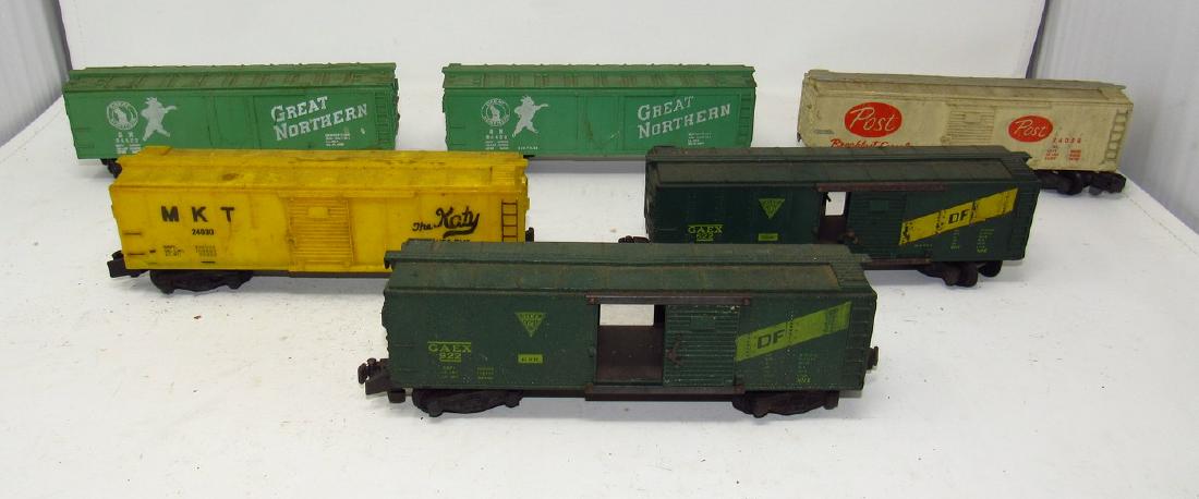 American Flyer Box Cars 922 622 24422 24058: Getting all pictured