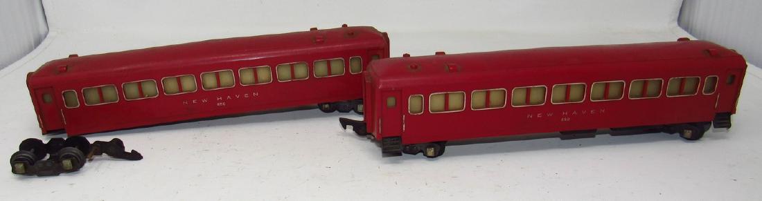 2 New Haven 650 Passenger Cars: One needs trucks put back on