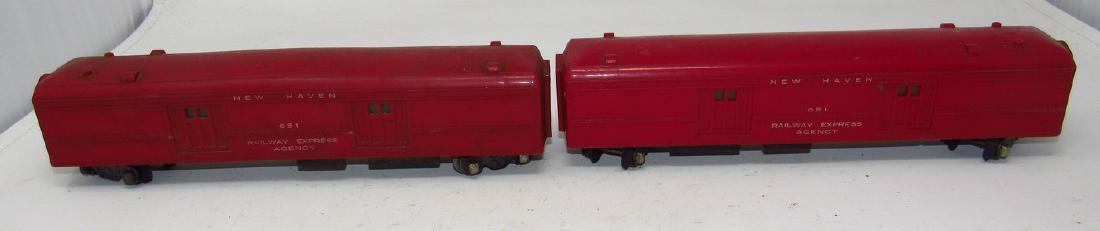 2 New Haven 651 Baggage Cars American Flyer: Getting both pictured,