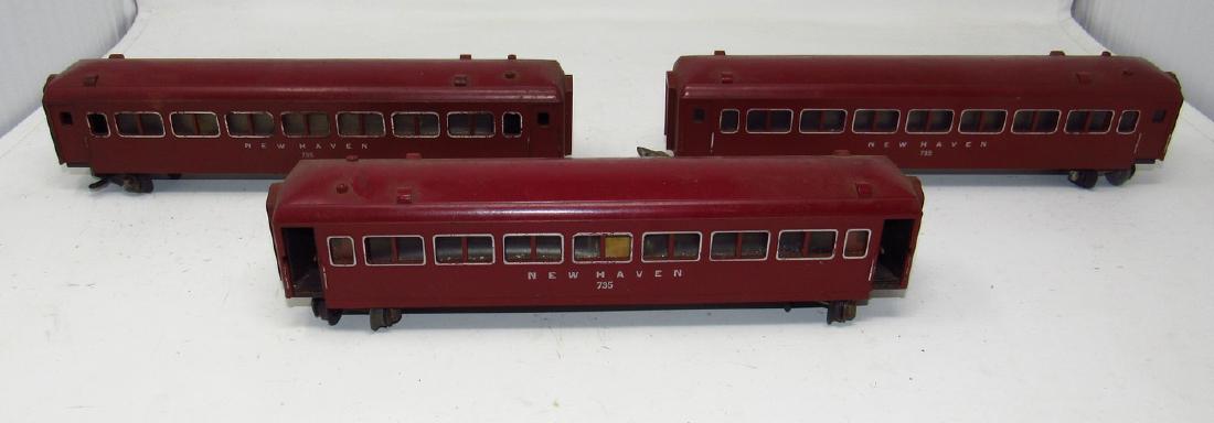 3 New Haven 735 Passenger Cars American Flyer: Getting all 3