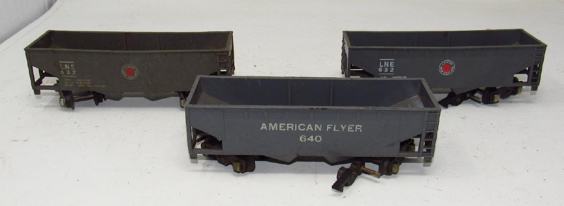 3 Hopper Cars 640 632 American Flyer Lehigh New England: Getting all 3