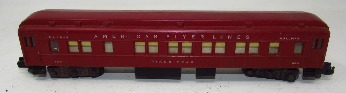 Pikes Peak 652 American Flyer Pullman Passenger Car: Nice condition.