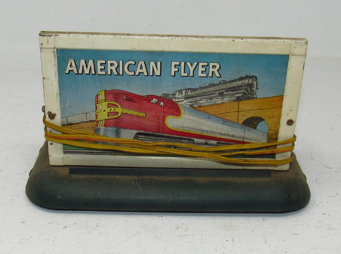 American Flyer Diesel Horn Train Billboard Sign: Sold in untested condition