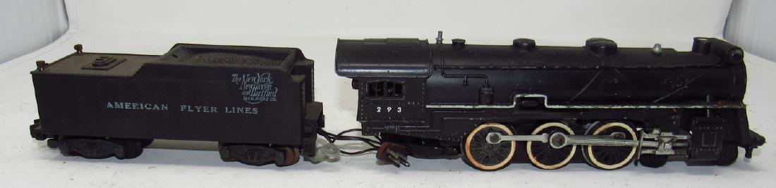 American Flyer 293 Steam Locomotive and Tender: New York New Haven and Hartford Tender. Sold in untested condition