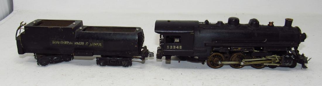 12345 Brass Steam Locomotive Southern Pacific Tender: Both are brass. Sold in untested condition. HO Scale