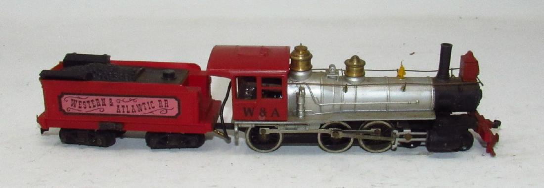 Western and Atlantic Railroad Steam Locomotive and: HO Scale. Sold in untested condition
