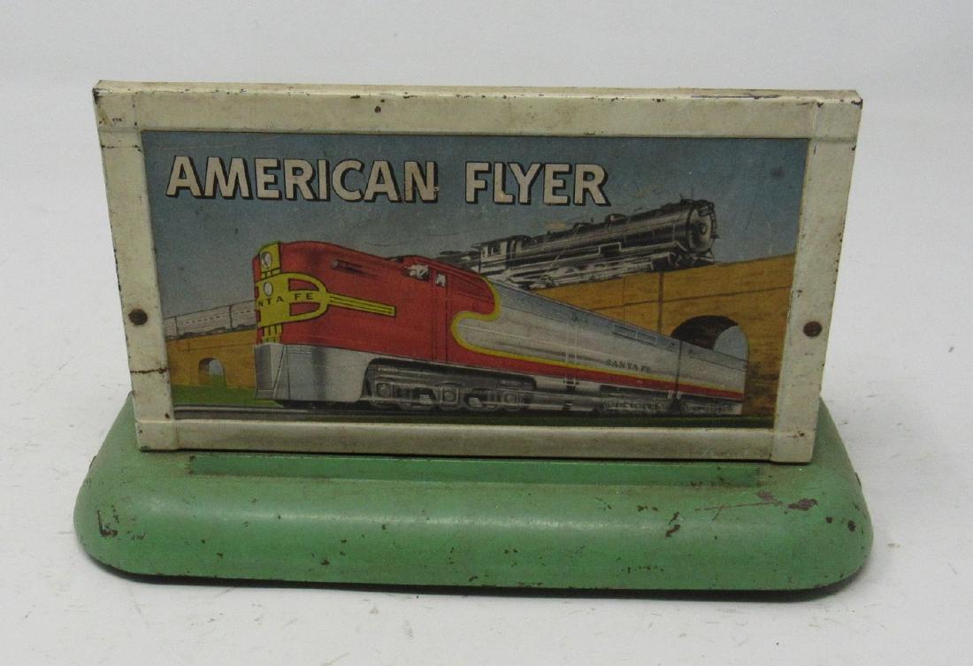 American Flyer Diesel Horn Train Billboard Sign: Sold in untested condition