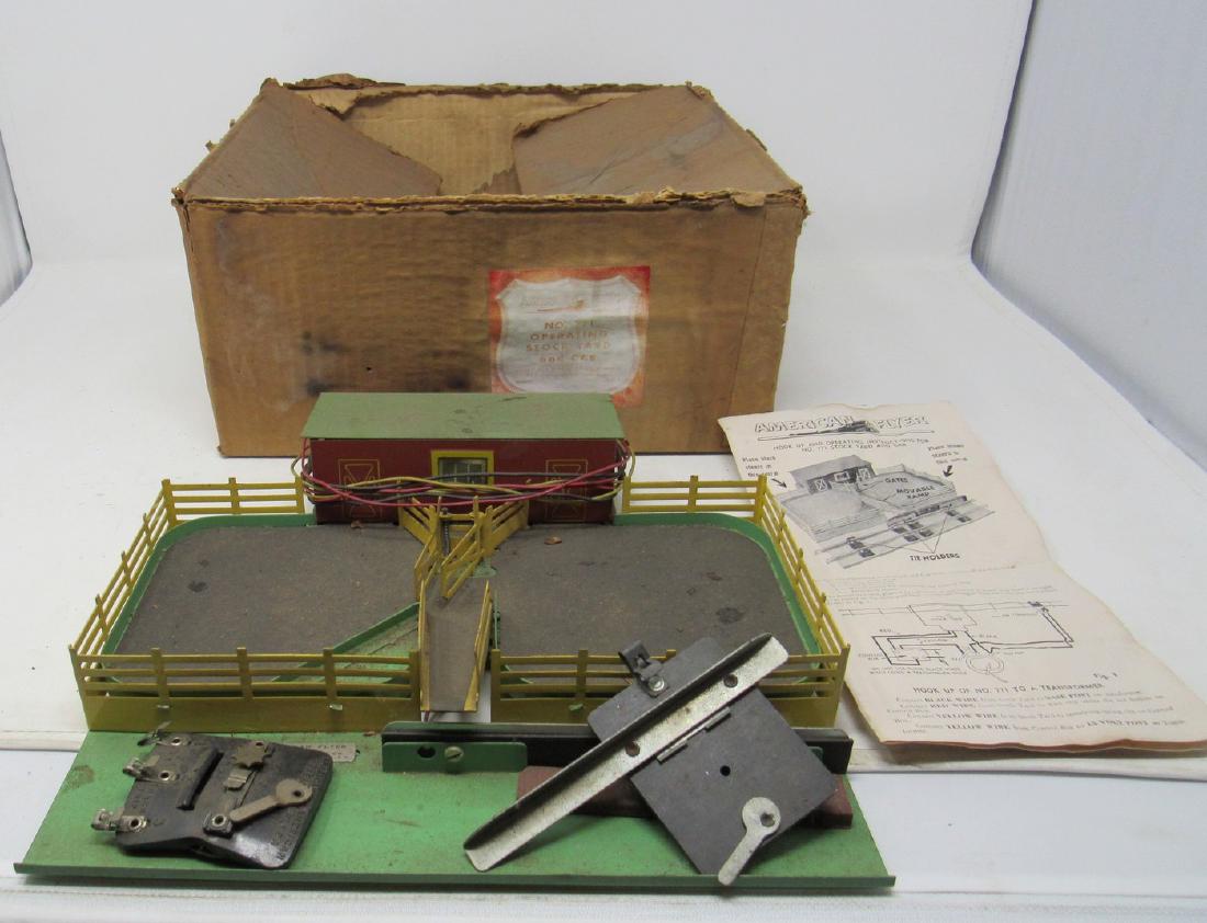American Flyer 771 Operating Stock Yard: Sold in untested condition