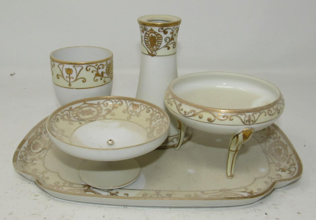 Hand Painted Nippon Vanity Set (1 of 3)