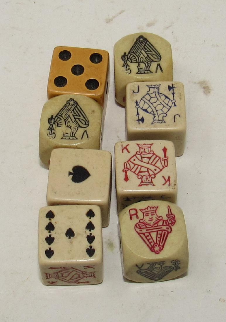 8 Antique Dice: Getting all pictured