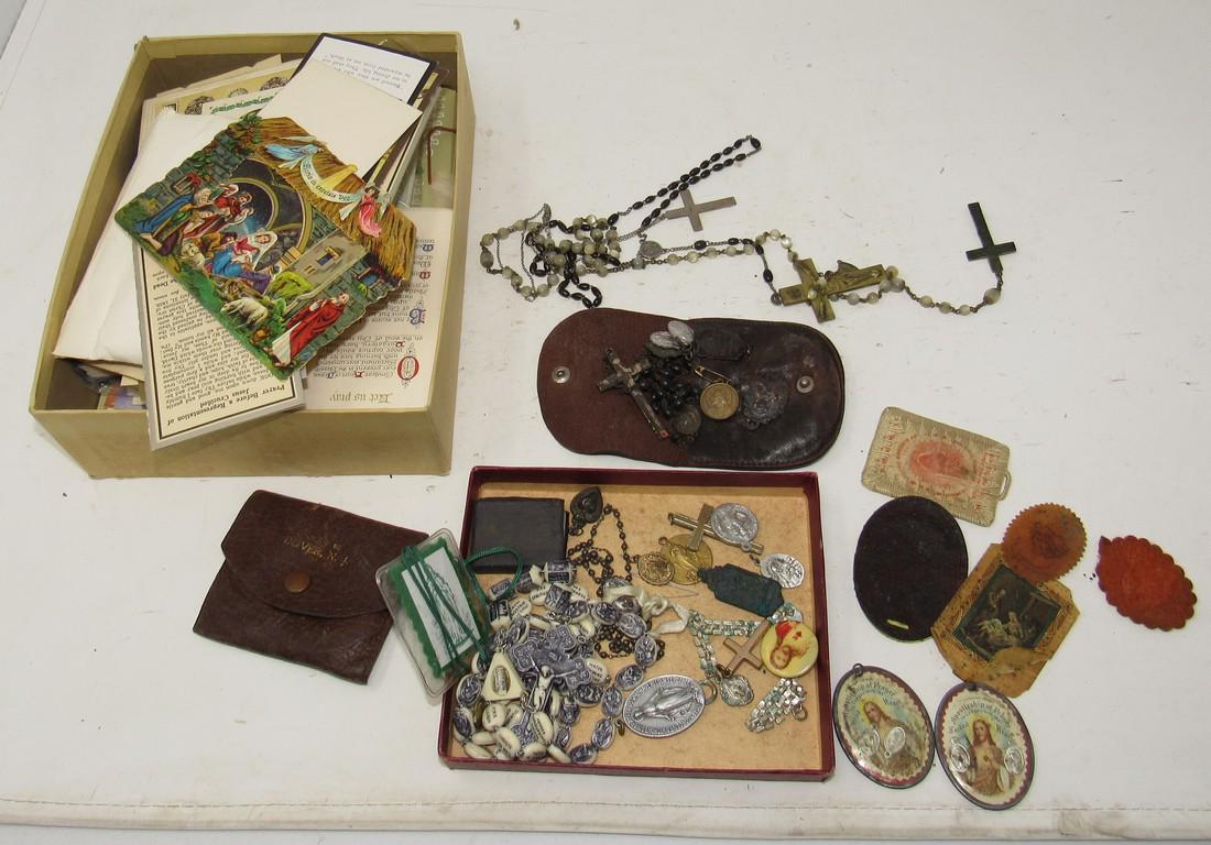 Religious Charms Rosary Beads Cards (1 of 3)