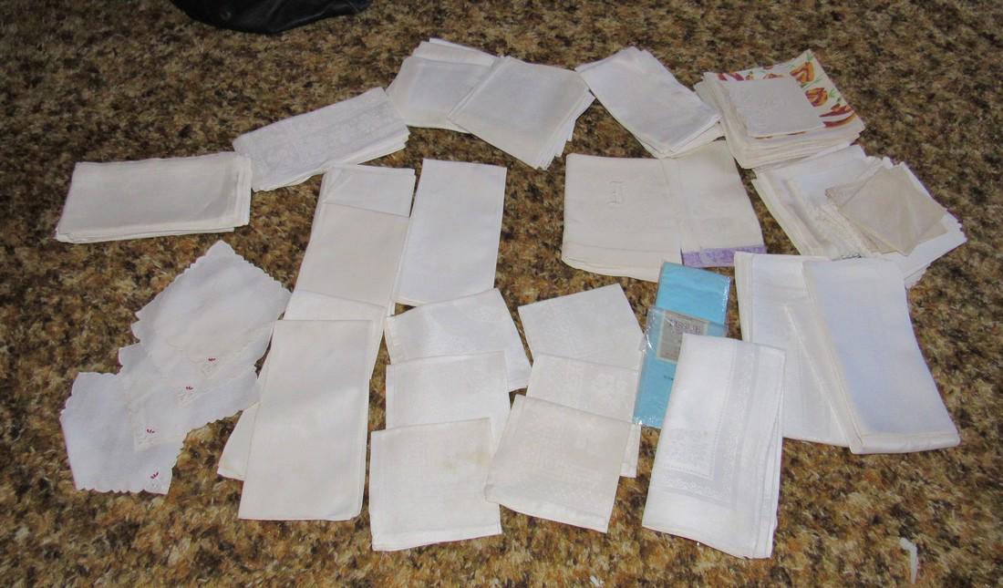 Large Lot of Napkins Linens (1 of 4)